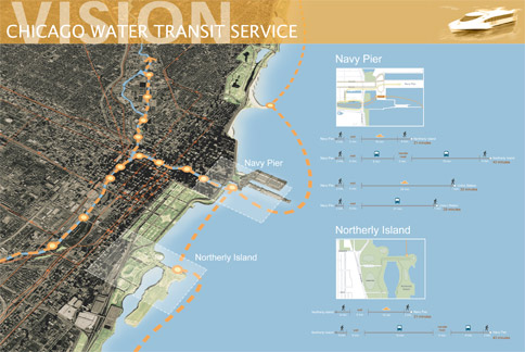 Chicago Water Transit Service [Ross Barney Architects]